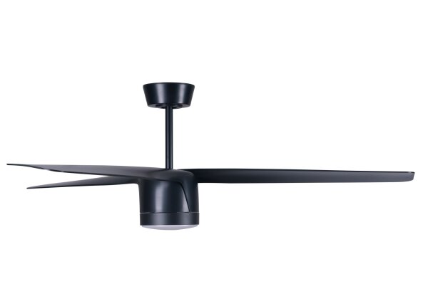 Lucci Air Deckenventilator Peregrine Schwarz mit LED Beleuchtung