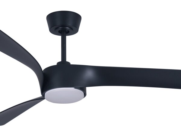 Lucci Air Deckenventilator Line Schwarz mit LED Beleuchtung