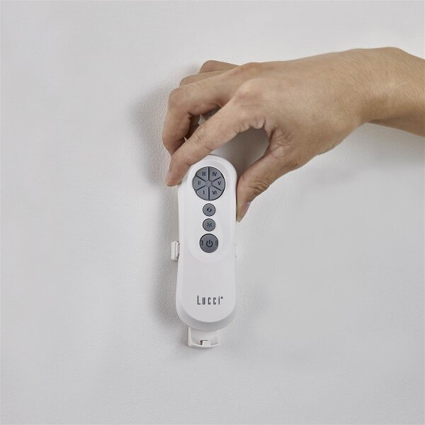 Lucci Air Deckenventilator Whitehaven Weiß mit LED Beleuchtung