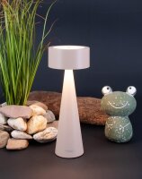 Musterring Elody Akku LED Tischleuchte sand