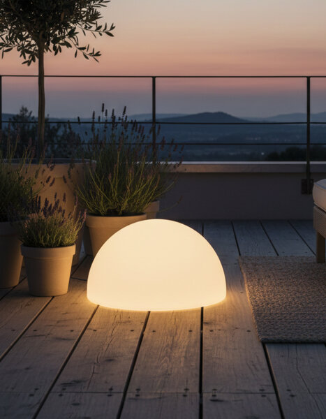 8 Seasons Design Shining Sunrise weiß 50cm