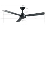 Bayside Calypso Deckenventilator Schwarz