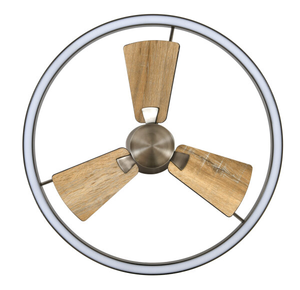 Lucci Air Deckenventilator Cessna Antik Nickel mit LED Beleuchtung