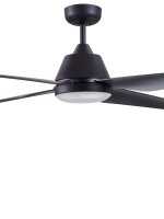 Lucci Air Deckenventilator Aria Schwarz mit LED Beleuchtung