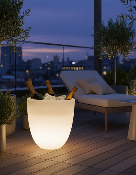 8 Seasons Design Shining Curvy Cooler weiß