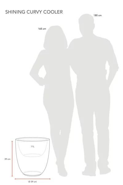 8 Seasons Design Shining Curvy Cooler weiß