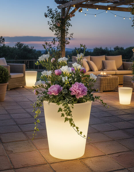 8 Seasons Design Dekoleuchte Shining Classic Pot S