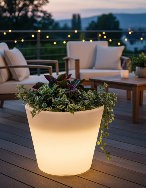 8 Seasons Design Dekoleuchte Shining Classic Pot XM