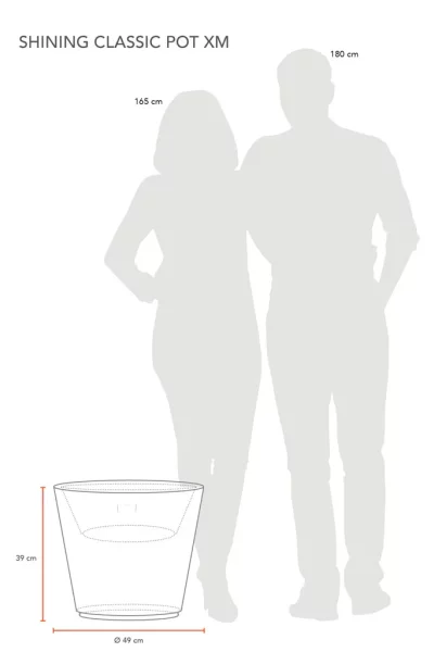 8 Seasons Design Dekoleuchte Shining Classic Pot XM