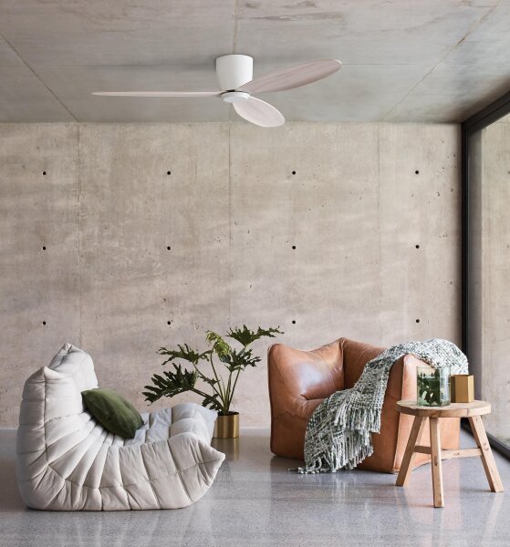 Lucci Air Deckenventilator Radar Weiß/Washed Oak