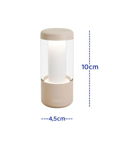 NEWDES Nip Akkuleuchte 4er Set sand