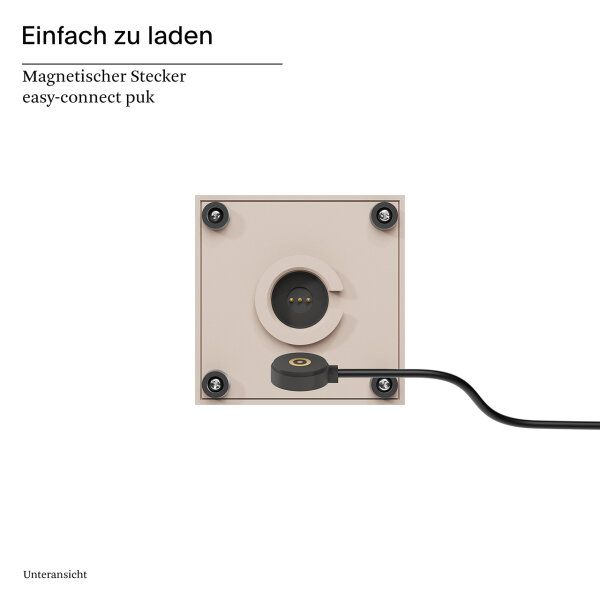 Sigor Nutalis mini dünenbeige Akku-Tischleuchte