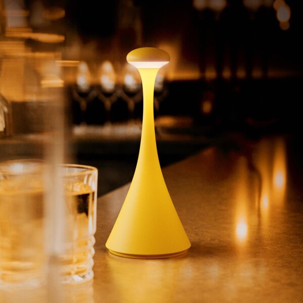 Sigor Nudrop mini sonnengelb Akku-Tischleuchte