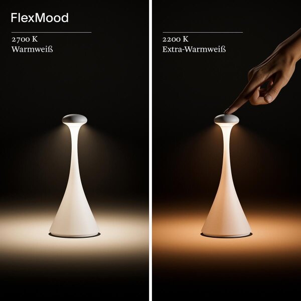 Sigor Nudrop mini sonnengelb Akku-Tischleuchte