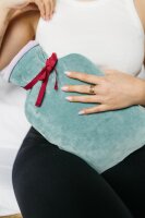 Twins Wärmflasche platingrau von farbenfreunde