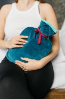 Twins Wärmflasche platingrau von farbenfreunde