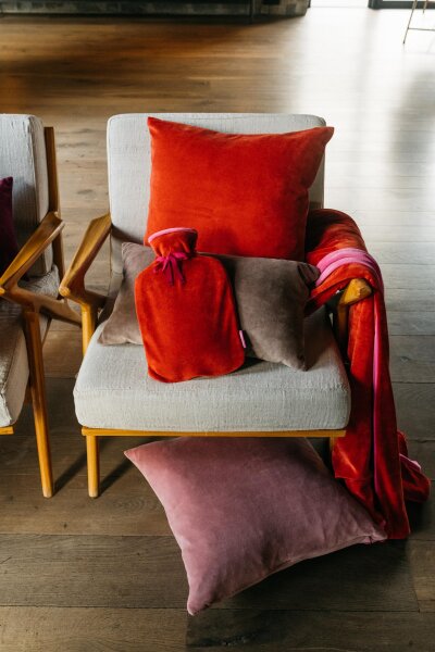 Twins Wärmflasche winterpetrol von farbenfreunde