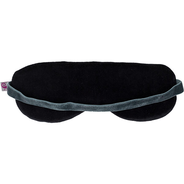 Schlafbrille Nickystoff schwarz von farbenfreunde