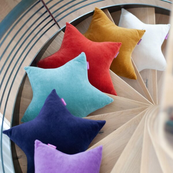 Sternkissen komplett dancing purple von farbenfreunde