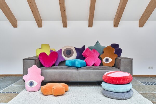 Sternkissen komplett dancing purple von farbenfreunde