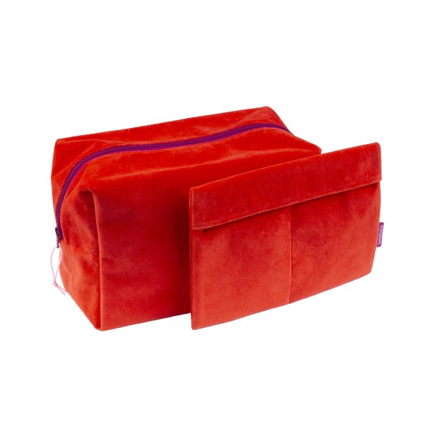 Giant Cosbag Kulturtasche blutorange von farbenfreunde