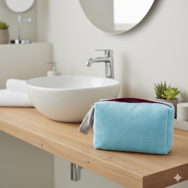 Fresh Frottee Beauty Bag karibik von farbenfreunde