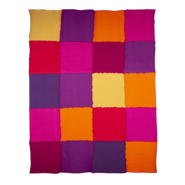Vi Cotton Patchworkdecke Shades of red von farbenfreunde