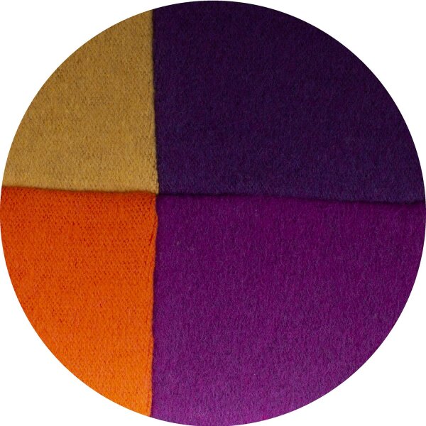 Vi Cotton Patchworkdecke Shades of red von farbenfreunde