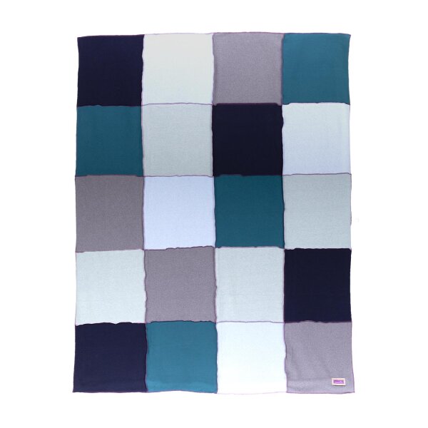 Vi Cotton Patchworkdecke In the blue von farbenfreunde