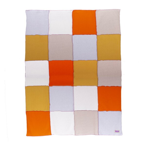 Vi Cotton Patchworkdecke Tangerine von farbenfreunde