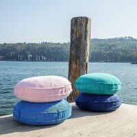 FRESH Frottee Stegkissen rund komplett ultra violet von...