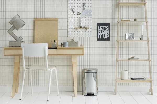 Brabantia NewIcon Treteimer 12 L mit Kunststoffeinsatz