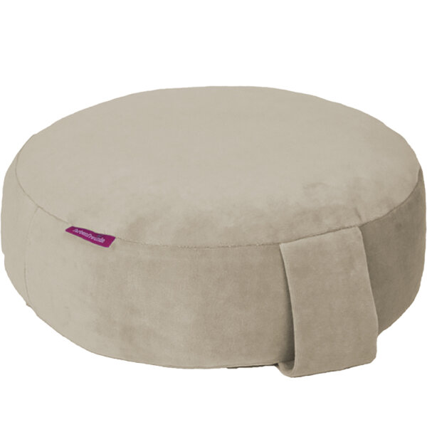 Yogakissen komplett Dinkel-Spelz auster von farbenfreunde