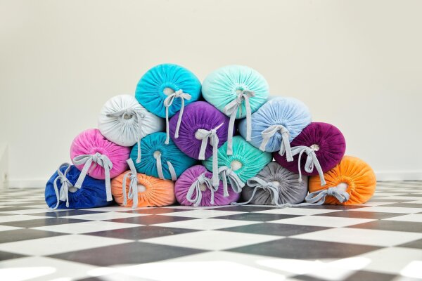 BIG ROLL Yoga Bolster komplett karibik von farbenfreunde