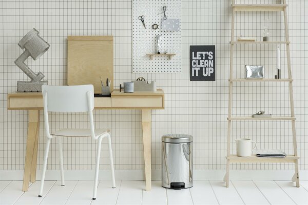 Brabantia NewIcon Treteimer 12 L mit Zinkeinsatz