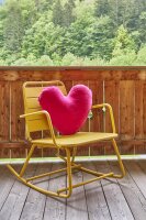 Herzkissen komplett pink peach von farbenfreunde