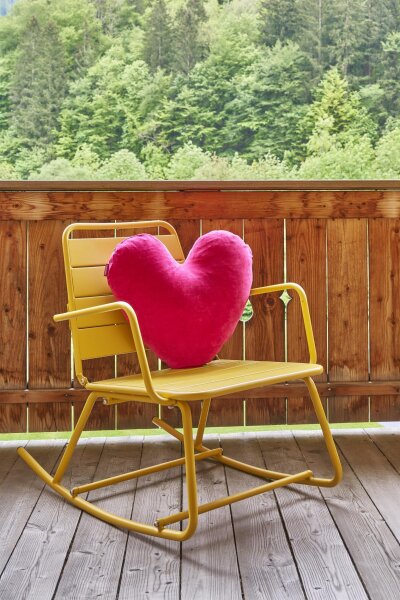 Herzkissen komplett cranberry von farbenfreunde