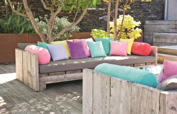 Rolle Nackenrolle groß komplett fuchsia von farbenfreunde