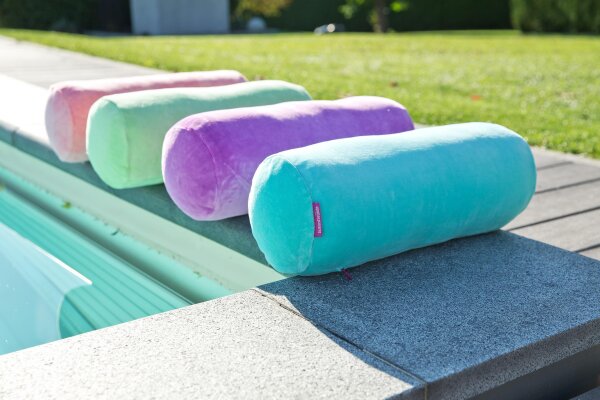 Rolle Nackenrolle groß komplett croco green von farbenfreunde