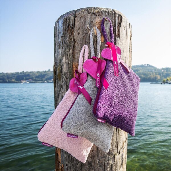 FRESH Frottee Clutch ice rose von farbenfreunde