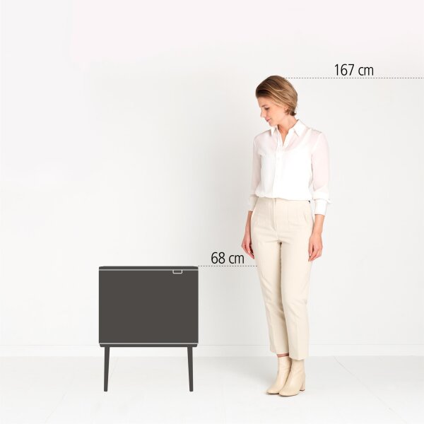 Brabantia Bo Touch Bin 3 x 11 L in 9 Farben erhältlich