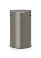 Brabantia Touch Bin New Recycle 10 + 23 L Platinum