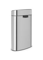 Brabantia Touch Bin New Recycle 10 + 23 L Platinum