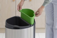 Brabantia Touch Bin New Recycle 10 + 23 L Platinum