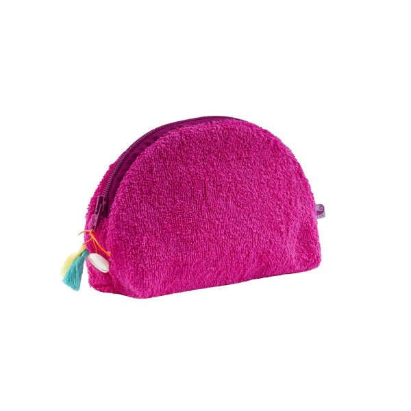 FRESH Frottee Half Moon Bag fuchsia von farbenfreunde