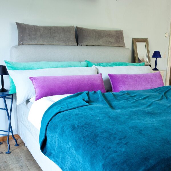 Kissen TOHUWABOHU 40x100cm von farbenfreunde fuchsia