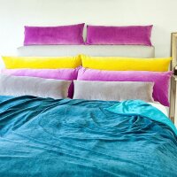 Kissen TOHUWABOHU 40x100cm von farbenfreunde fuchsia