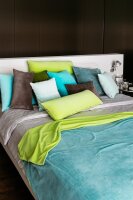 Kissen TOHUWABOHU 40x100cm von farbenfreunde curry