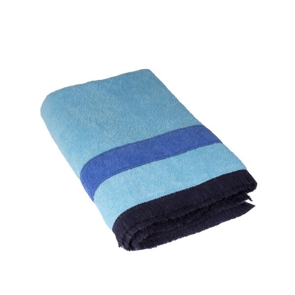 FRESH Frottee Towel with Fringes karibik von farbenfreunde