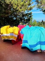 FRESH Frottee Towel with Fringes platingrau von...